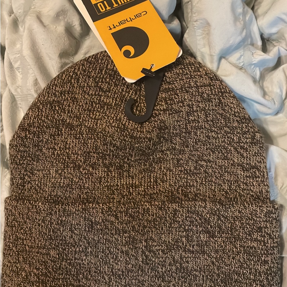 Carhartt Heathered Brown Knit Beanie